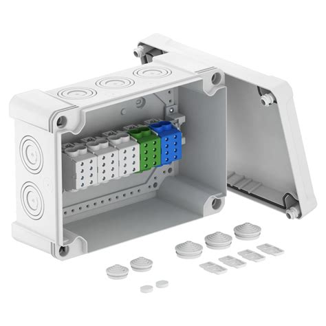 hard-wire junction box included|mains junction boxes with terminals.